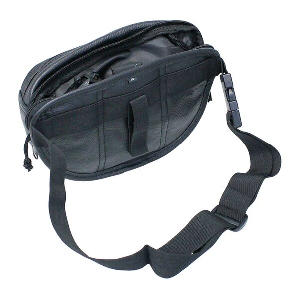Roma Genuine Leather Unisex Concealment Fanny Pack 7070L,ADD TO YOUR SURVIVALKIT - Picture 9 of 10